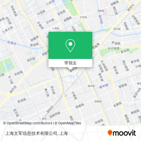 上海文军信息技术有限公司地图