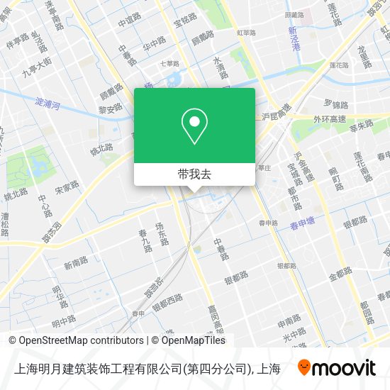 上海明月建筑装饰工程有限公司(第四分公司)地图