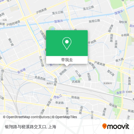 银翔路与槎溪路交叉口地图
