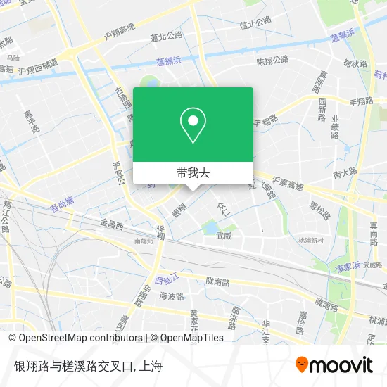 银翔路与槎溪路交叉口地图