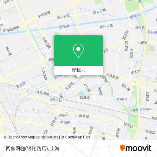 网鱼网咖(银翔路店)地图