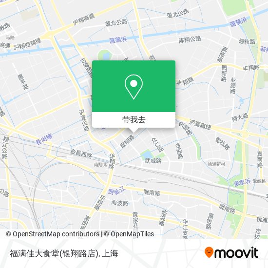 福满佳大食堂(银翔路店)地图