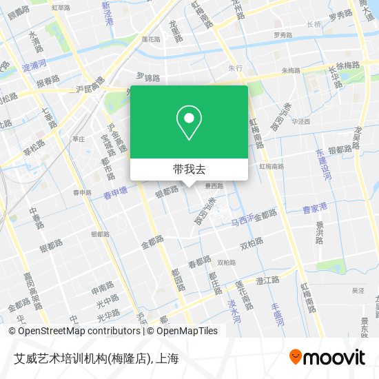 艾威艺术培训机构(梅隆店)地图