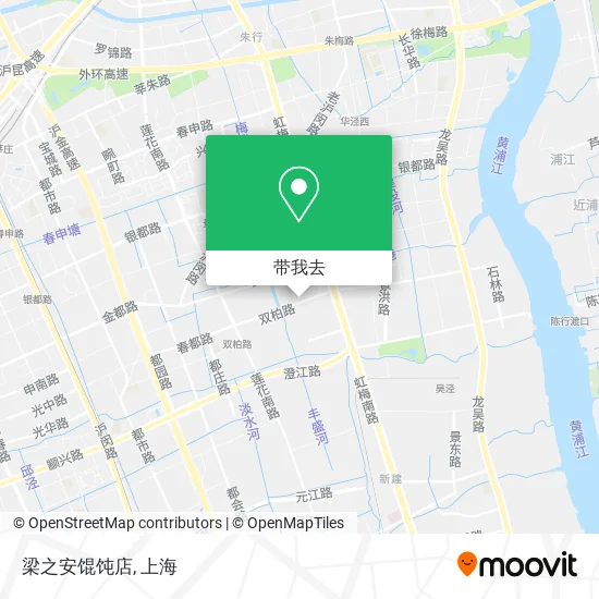 梁之安馄饨店地图