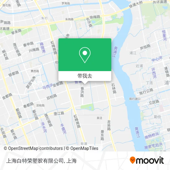 上海白特荣塑胶有限公司地图