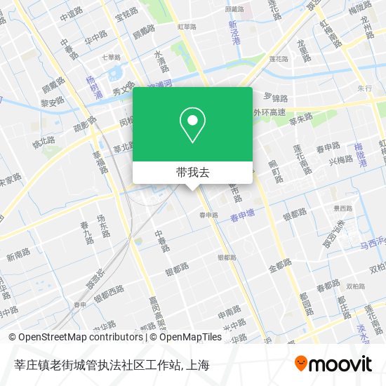 莘庄镇老街城管执法社区工作站地图