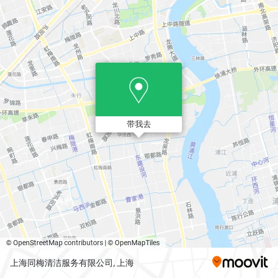 上海同梅清洁服务有限公司地图