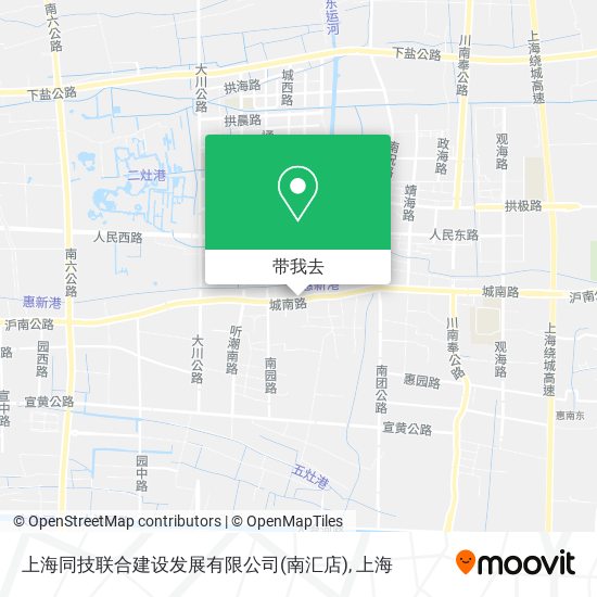 上海同技联合建设发展有限公司(南汇店)地图