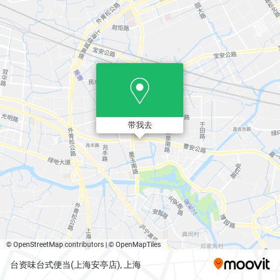 台资味台式便当(上海安亭店)地图