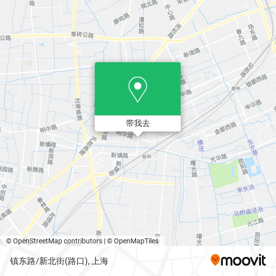 镇东路/新北街(路口)地图