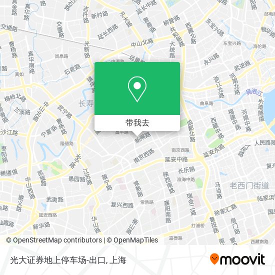 光大证券地上停车场-出口地图