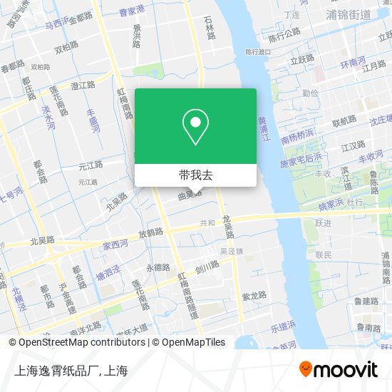 上海逸霄纸品厂地图