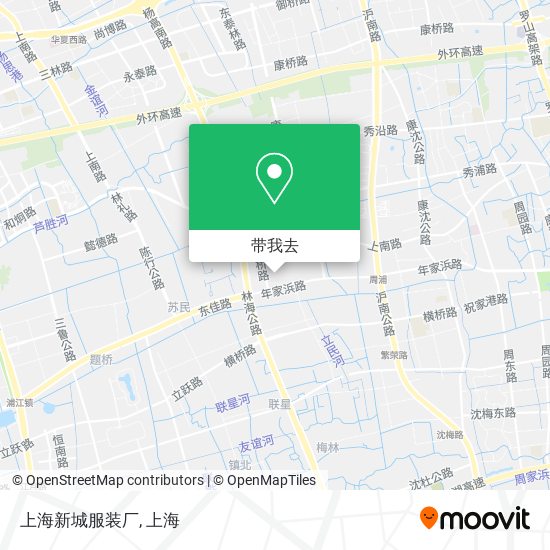 上海新城服装厂地图