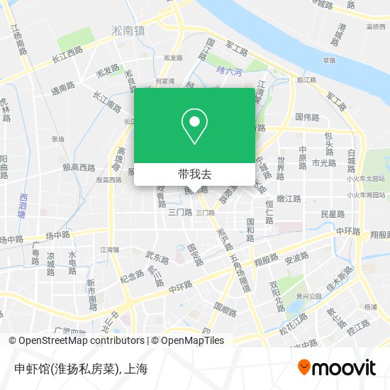申虾馆(淮扬私房菜)地图