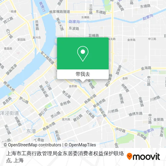 上海市工商行政管理局金东居委消费者权益保护联络点地图