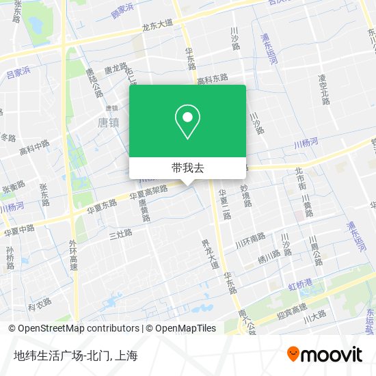 地纬生活广场-北门地图