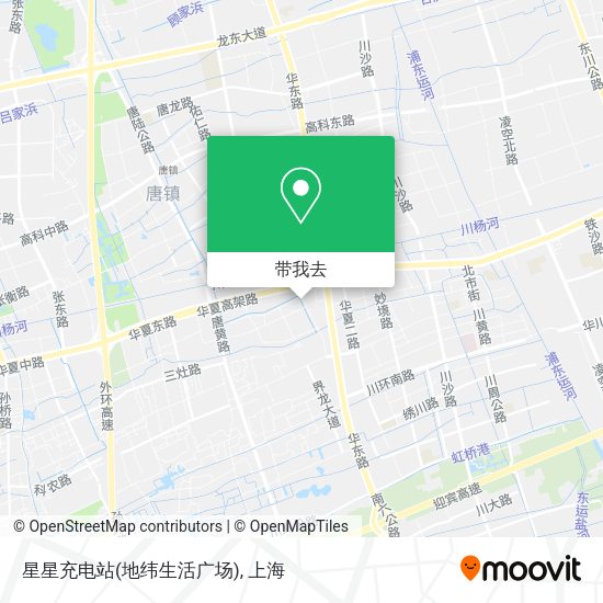 星星充电站(地纬生活广场)地图
