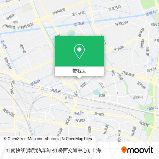 虹南快线(南翔汽车站-虹桥西交通中心)地图