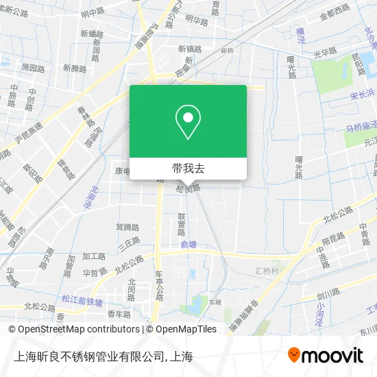 上海昕良不锈钢管业有限公司地图
