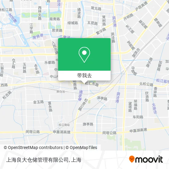 上海良大仓储管理有限公司地图