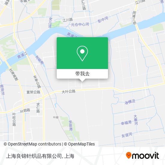 上海良锦针织品有限公司地图