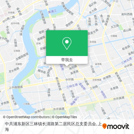 中共浦东新区三林镇长清路第二居民区总支委员会地图
