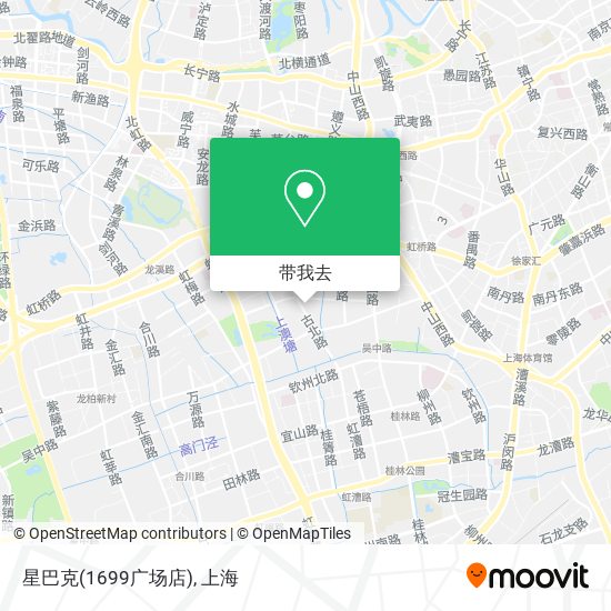 星巴克(1699广场店)地图