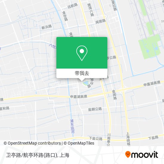 卫亭路/航亭环路(路口)地图