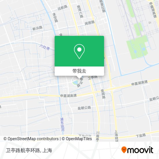 卫亭路航亭环路地图