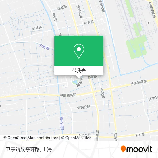 卫亭路航亭环路地图