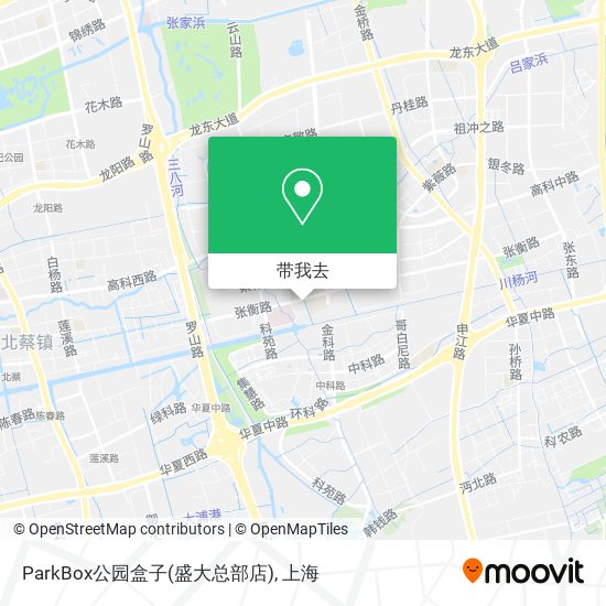 ParkBox公园盒子(盛大总部店)地图