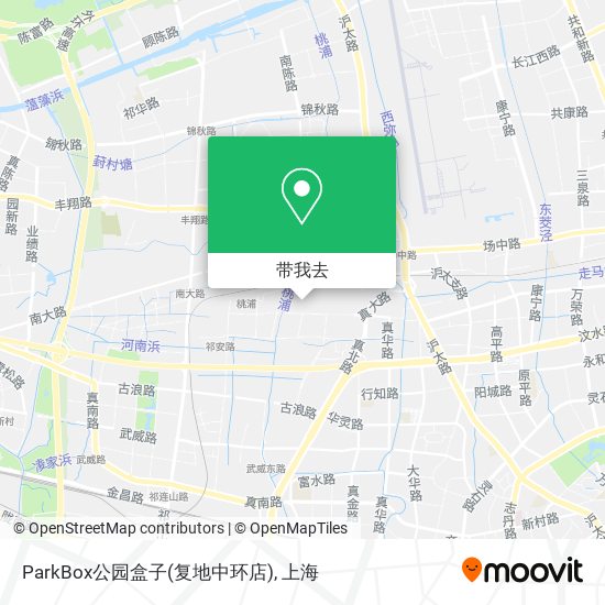 ParkBox公园盒子(复地中环店)地图