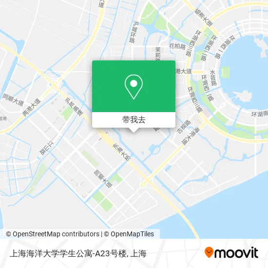上海海洋大学学生公寓-A23号楼地图
