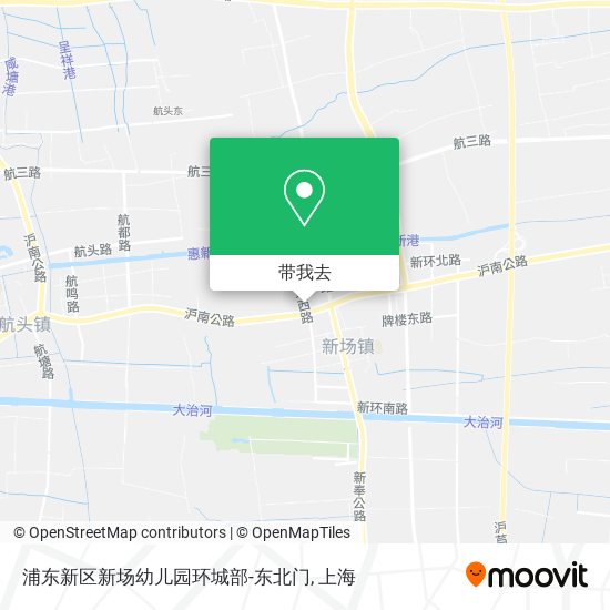 浦东新区新场幼儿园环城部-东北门地图