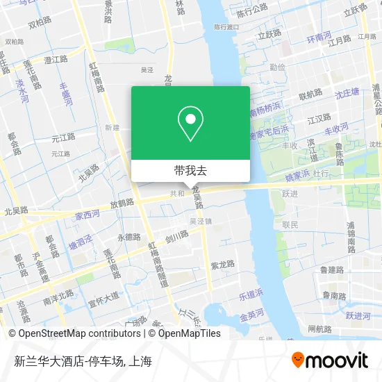 新兰华大酒店-停车场地图