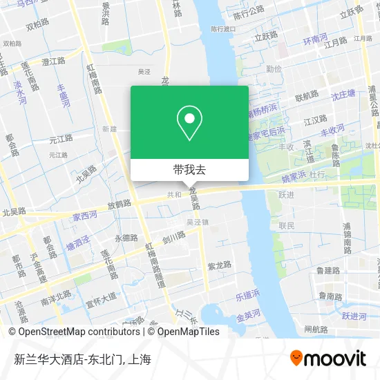 新兰华大酒店-东北门地图