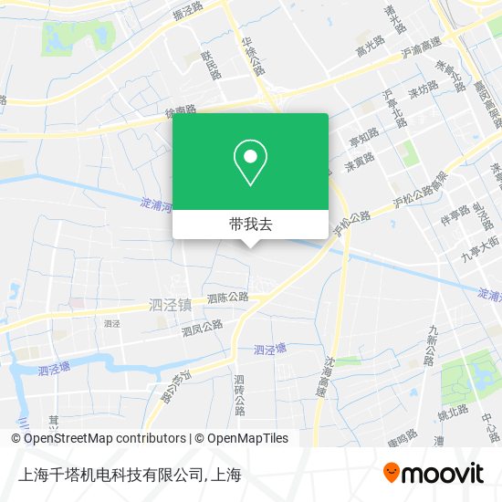 上海千塔机电科技有限公司地图