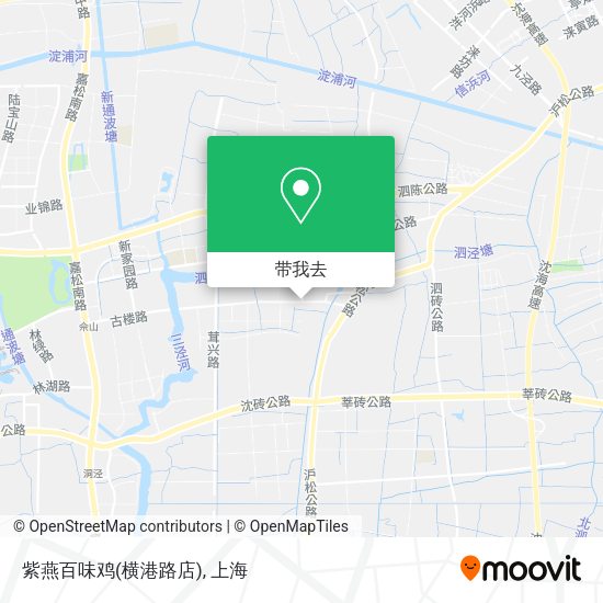 紫燕百味鸡(横港路店)地图