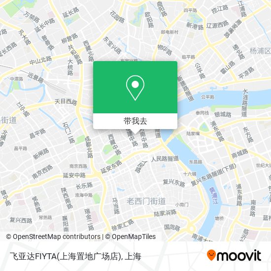 飞亚达FIYTA(上海置地广场店)地图