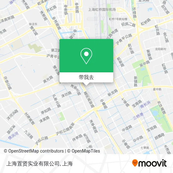 上海置贤实业有限公司地图