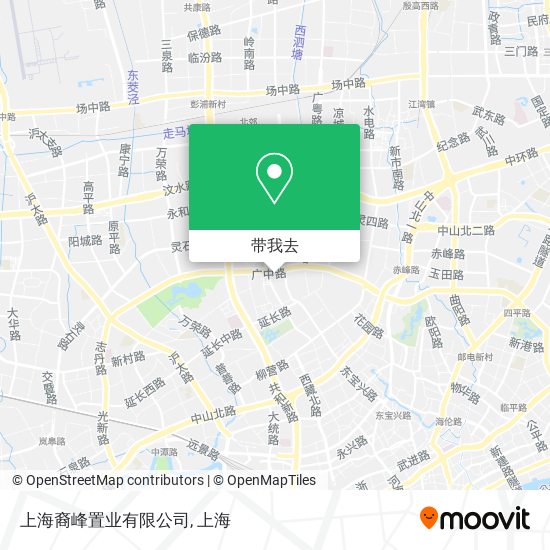 上海裔峰置业有限公司地图