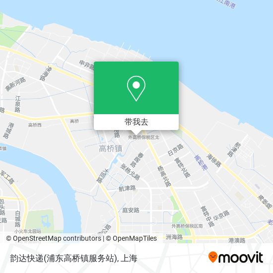 韵达快递(浦东高桥镇服务站)地图