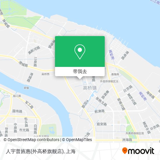 人宇普旌惠(外高桥旗舰店)地图