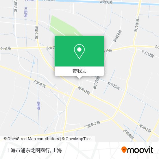 上海市浦东龙图商行地图