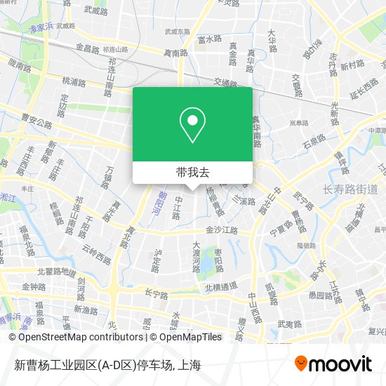 新曹杨工业园区(A-D区)停车场地图