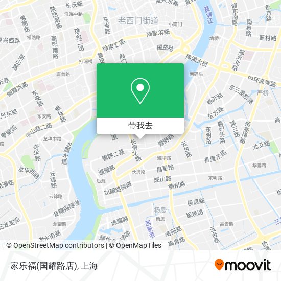 家乐福(国耀路店)地图