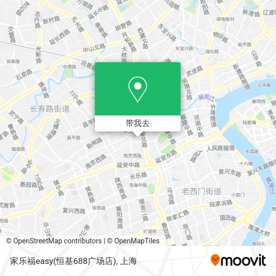 家乐福easy(恒基688广场店)地图