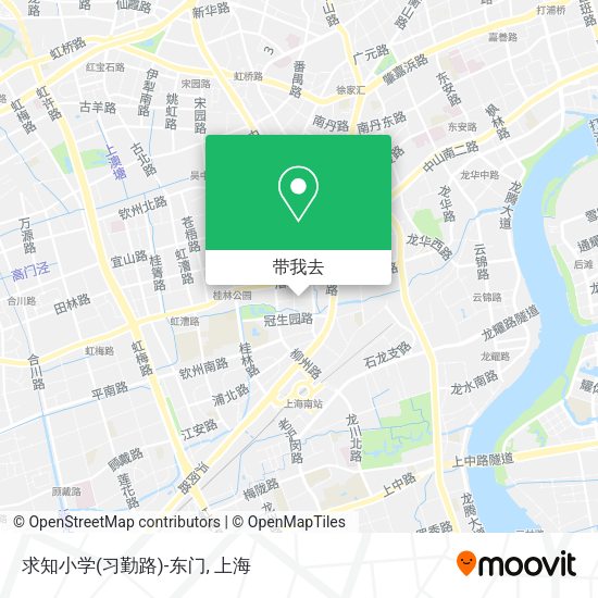 求知小学(习勤路)-东门地图