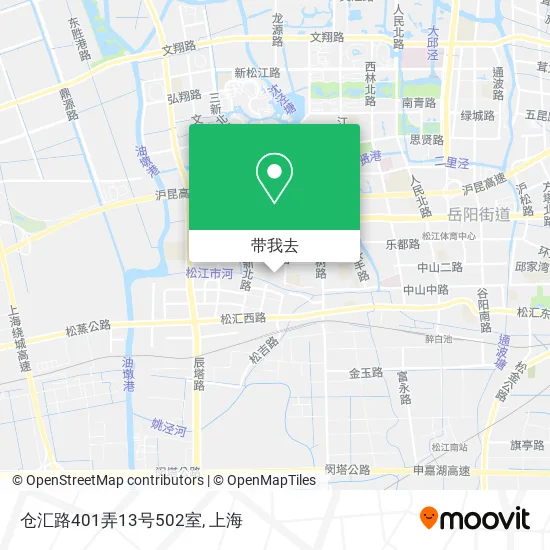 仓汇路401弄13号502室地图