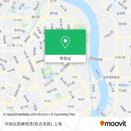 河南拉面麻辣烫(延吉东路)地图